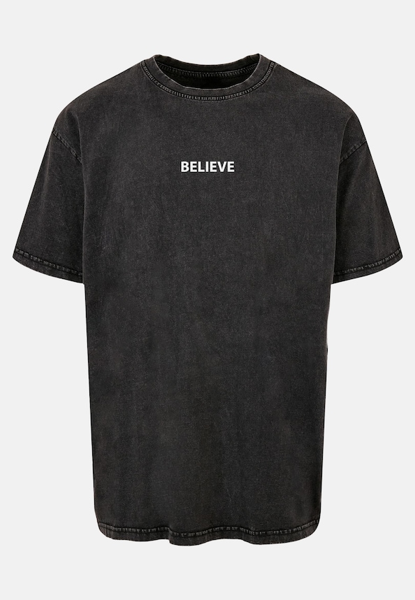 Believe Front Acid Washed Heavy Oversized -2