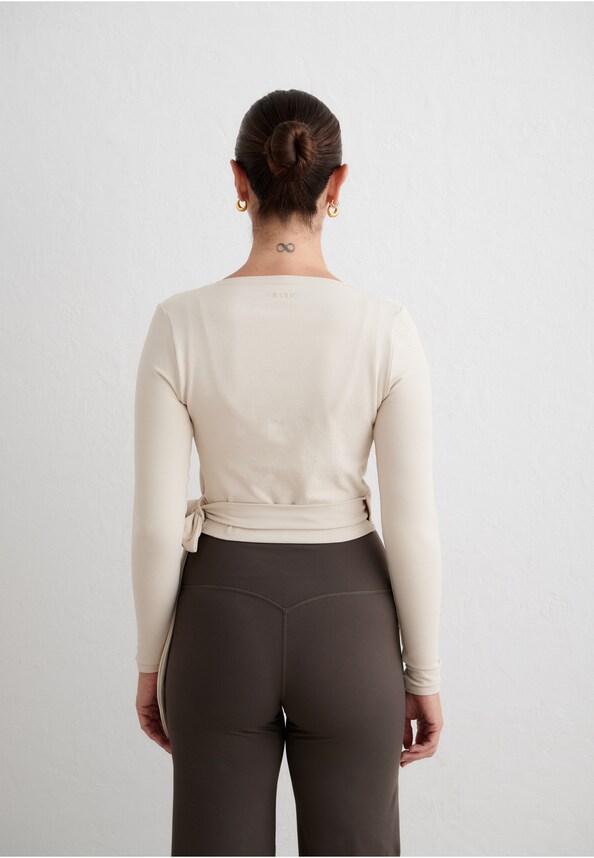 Shape Seamless Wrap Long Sleeve-1