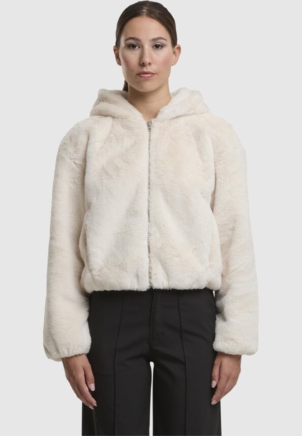 Ladies Full Zip Faux Fur -2