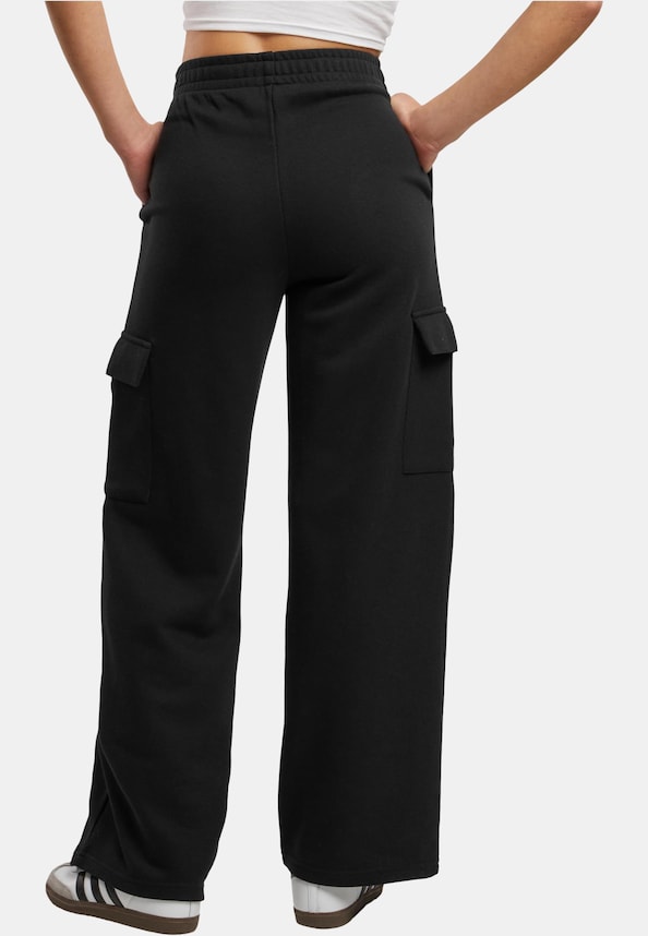 Ladies Baggy Light Terry Sweat Pants-1