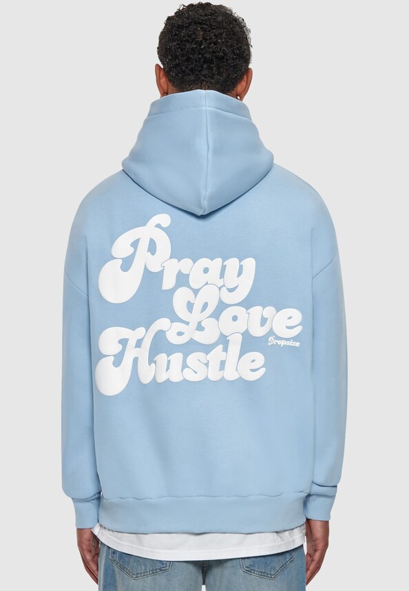 Heavy Oversize Pray Love Hustle-1