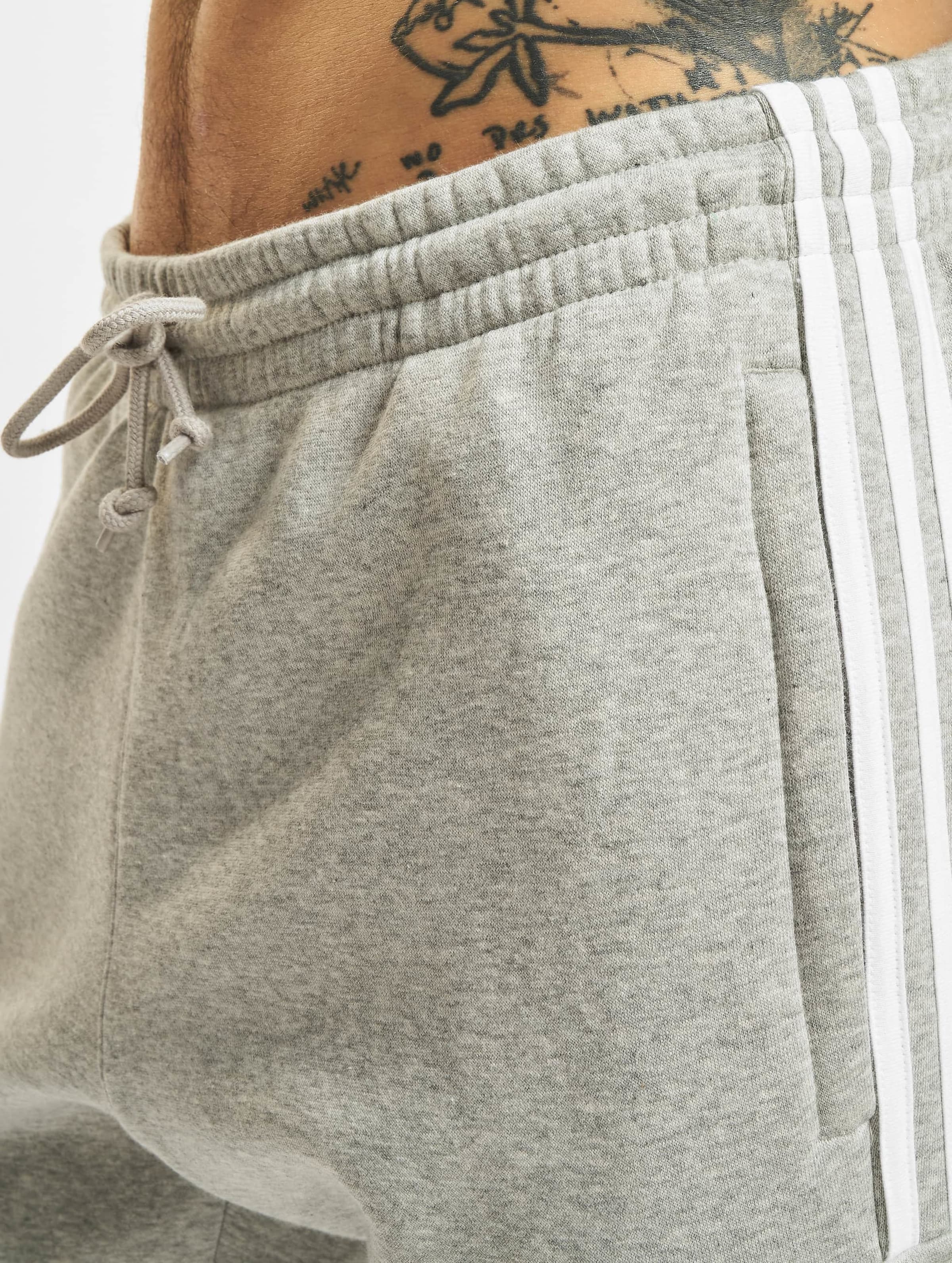 Adidas originals 3 stripe joggers online grey