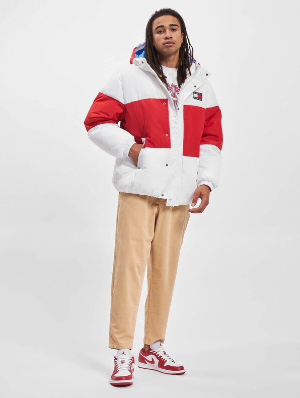 Tommy Jeans Shiny Color Block Puffer-7