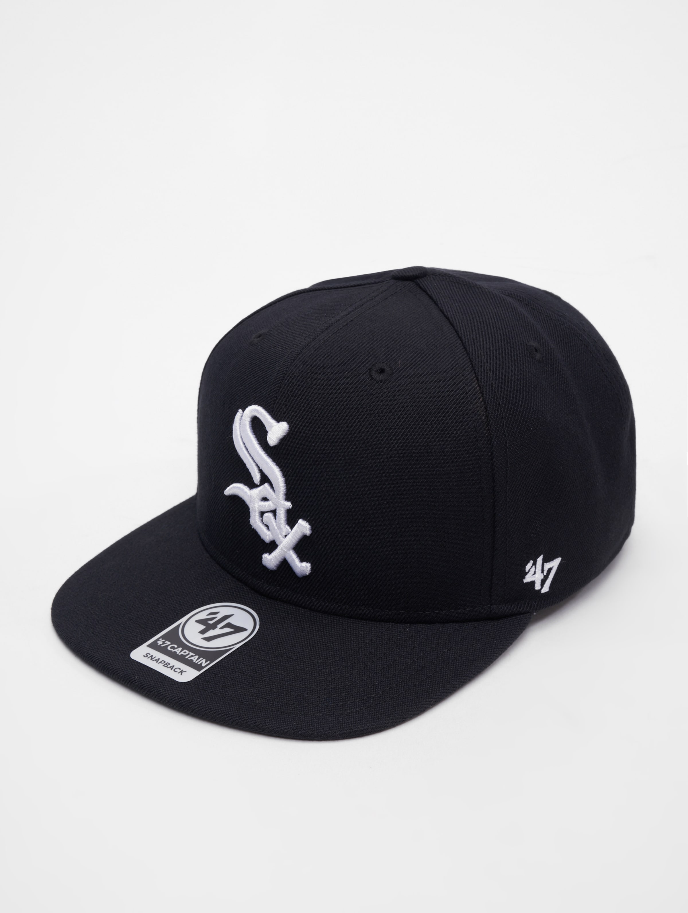 47 '47 MLB Chicago White Sox Sure Shot Captain Snapback Caps op kleur zwart, Maat ADJUSTABLE