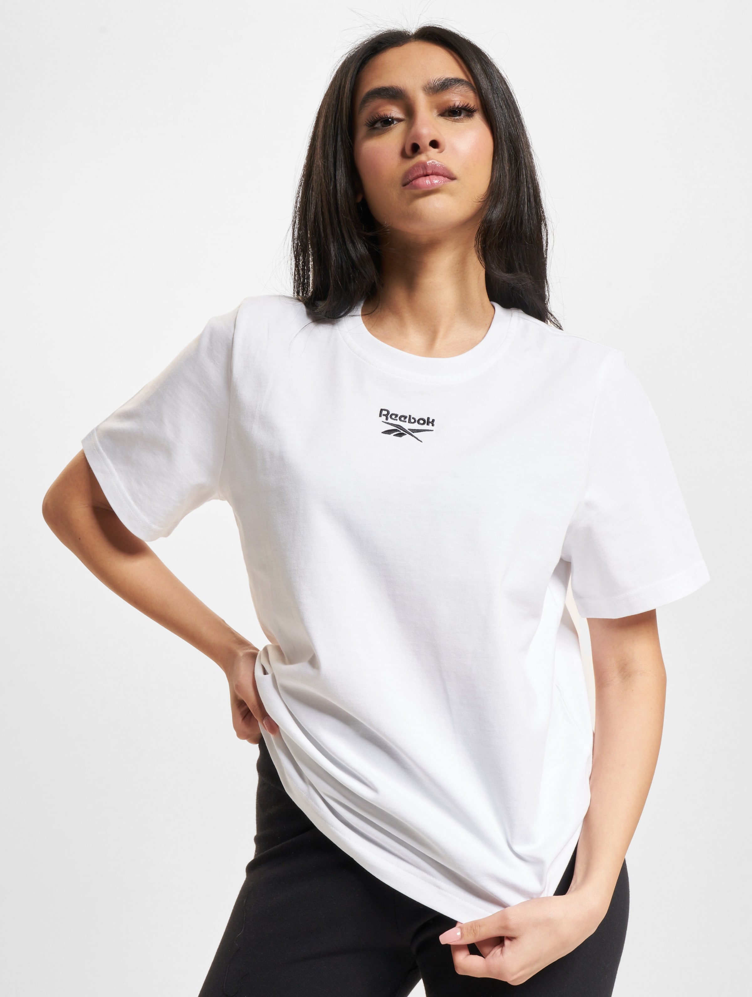 Reebok CL T-Shirt Frauen,Unisex op kleur wit, Maat L