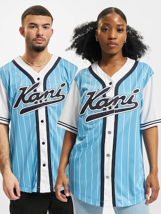 Karl Kani Block Pinstripe Baseball Shirt