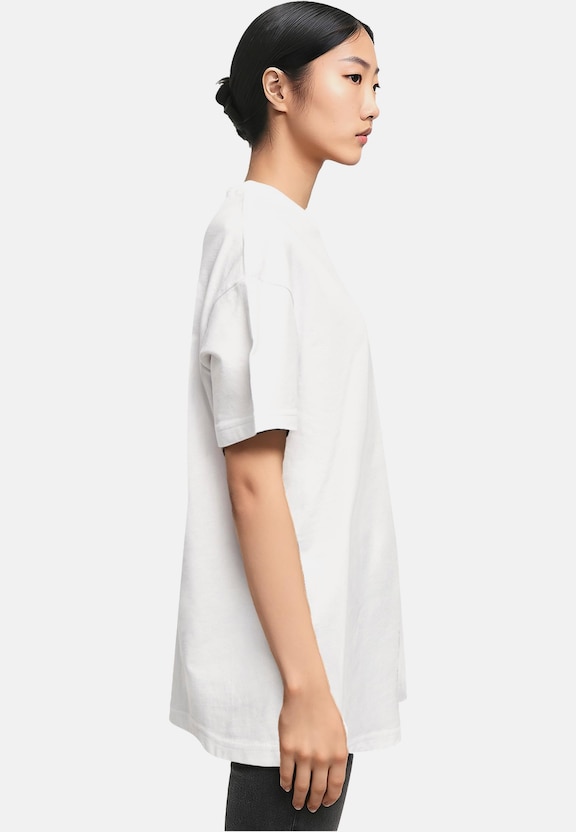 Mister Tee Ladies Ufo Pizza Oversized Boyfriend Tee-3