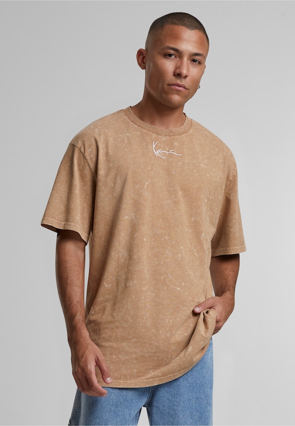 KU242-006-2 Small Signature Washed Print Tee-0