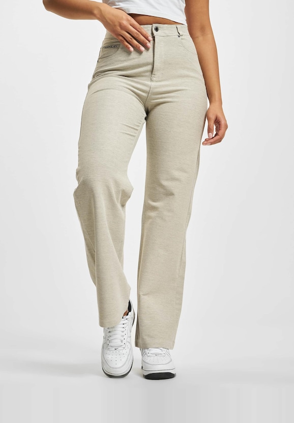 Drill - High Waist Wide Leg-0