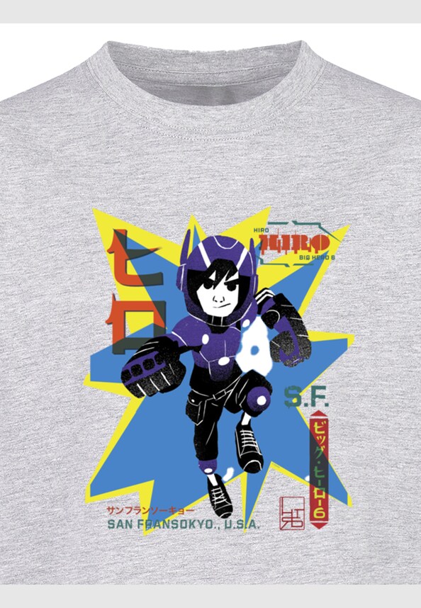 Kids Big Hero 6 - Hiro Manga Basic T-Shirt-2