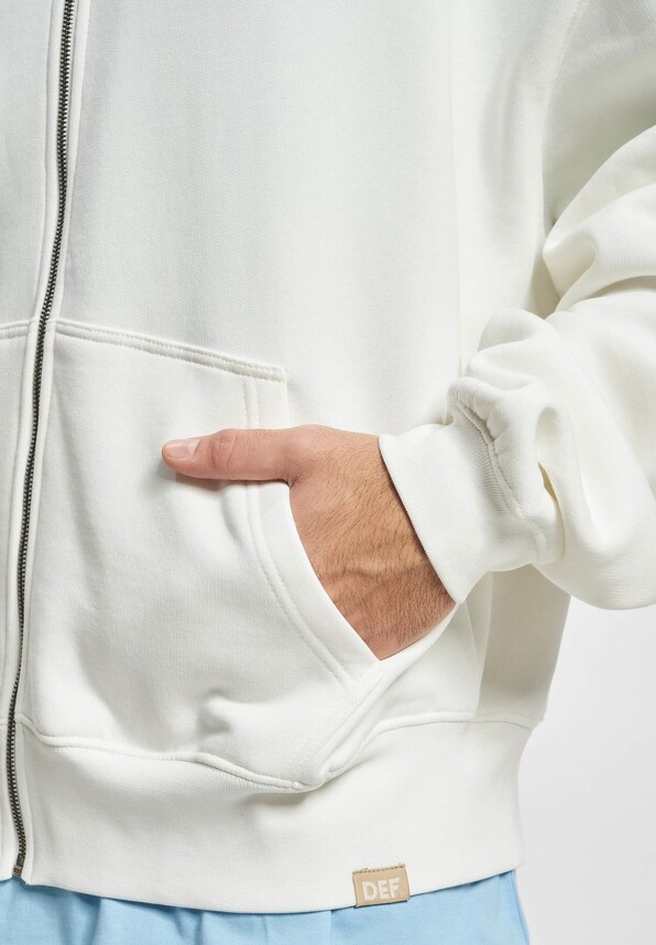 DEF Oversized Zip Hoodies-3