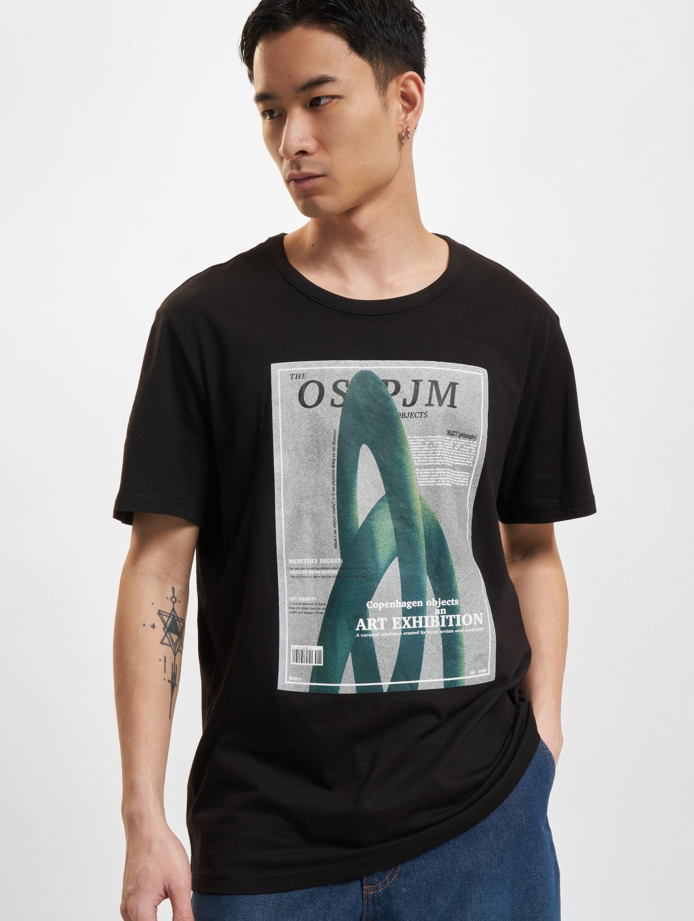 Only & Sons Todd Life Ref Photoprint T-Shirt Mannen op kleur zwart, Maat XL