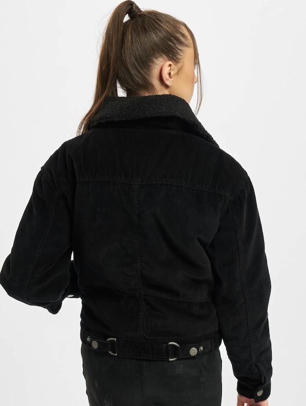 Ladies Oversized Corduroy Sherpa-1