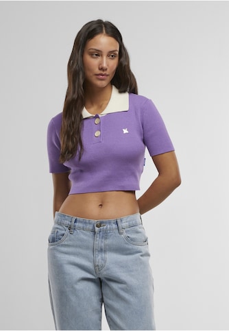 PEQUS Cropped Button up Knit Sweater