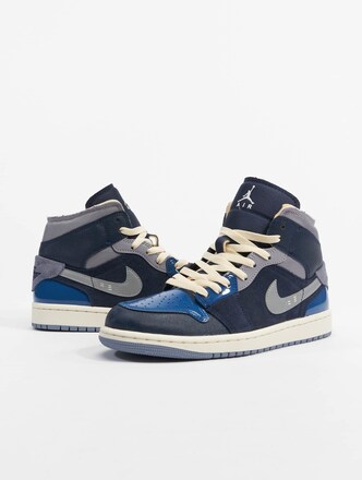Air Jordan 1 Mid Se Craft Sneakers Obsidian/White French Blue