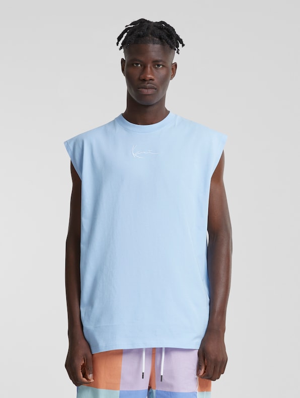 Karl Kani Small Signature Essential Sleeveless T-Shirts-2