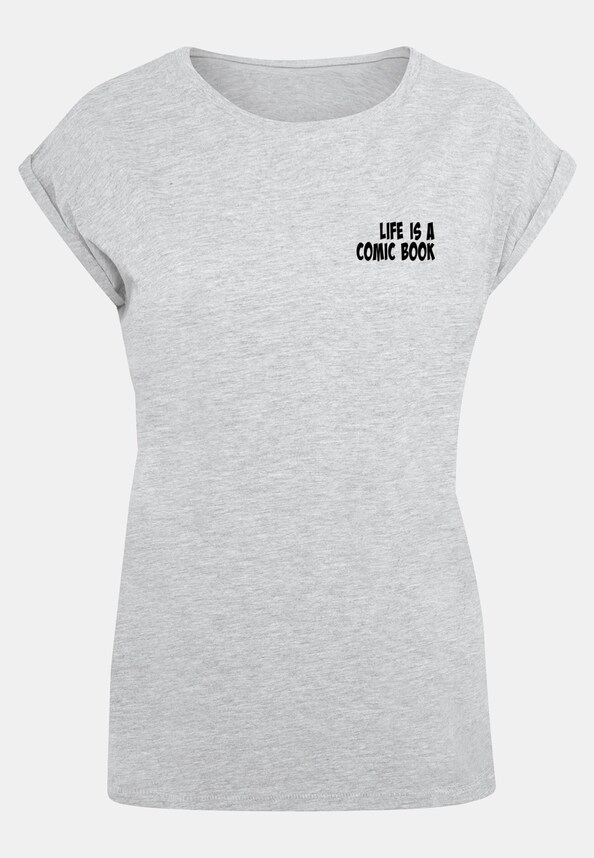 Ladies Book Comic Extended Shoulder-2