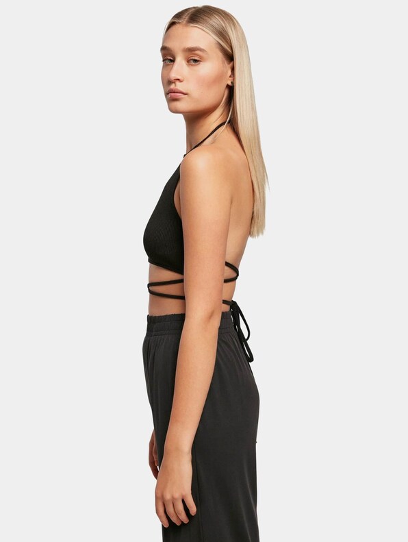 Ladies Rib Trapeze Cropped-2