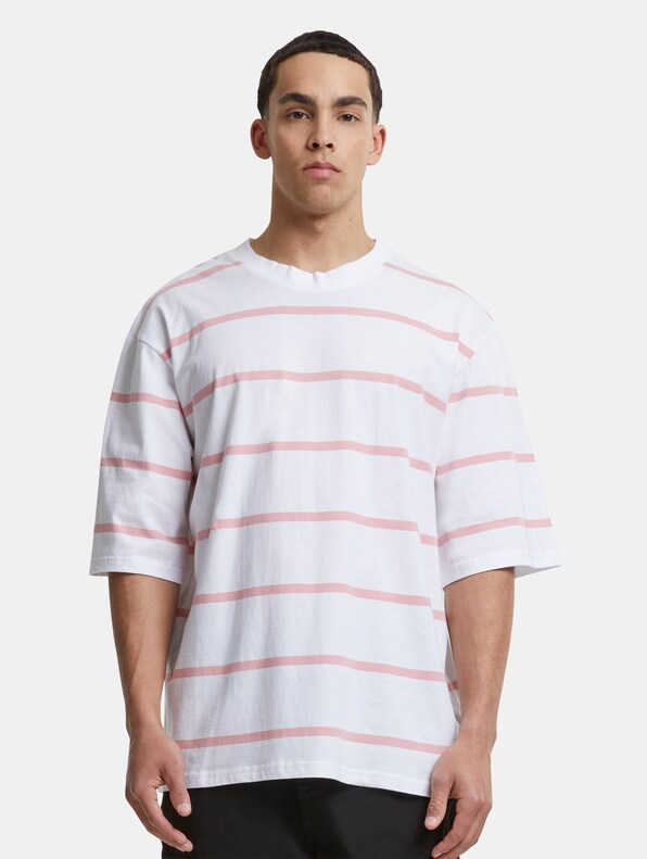 Urban Classics Oversized Sleeve Modern Stripe T-Shirts-2