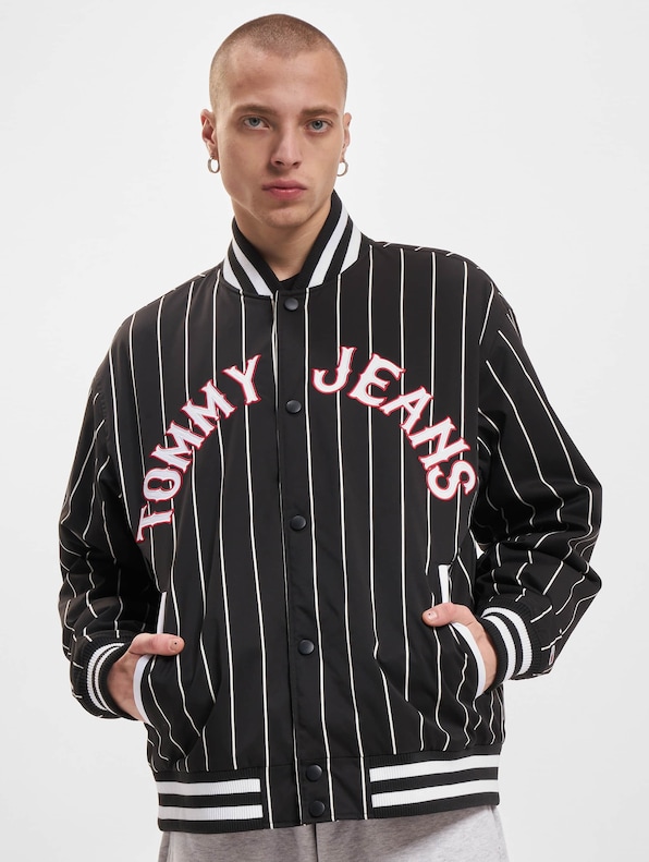 Tommy Jeans Rlx Pinstripe Bomberjacke-2