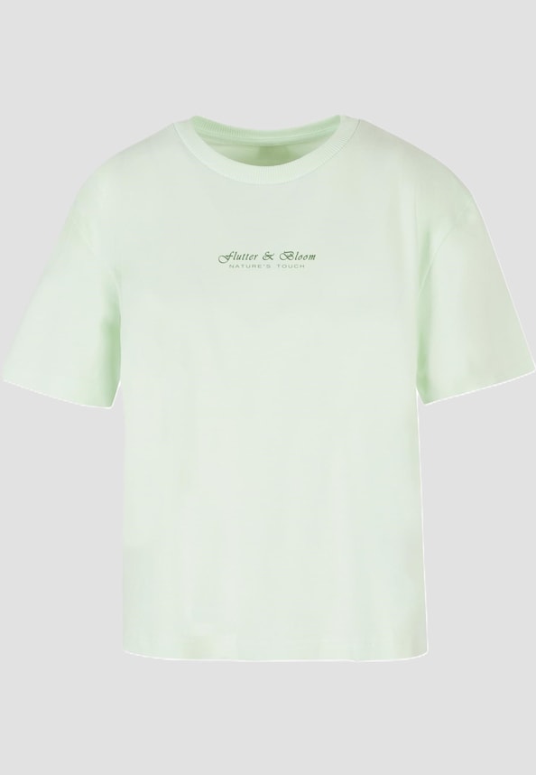 Ladies Flutter And Bloom Tee-2