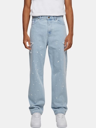  Og Five Pocket Paintsplatter Denim Bleached