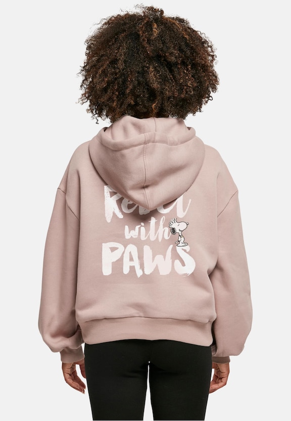 Merchcode Ladies Peanuts - Logo Organic Oversized Hoody-1