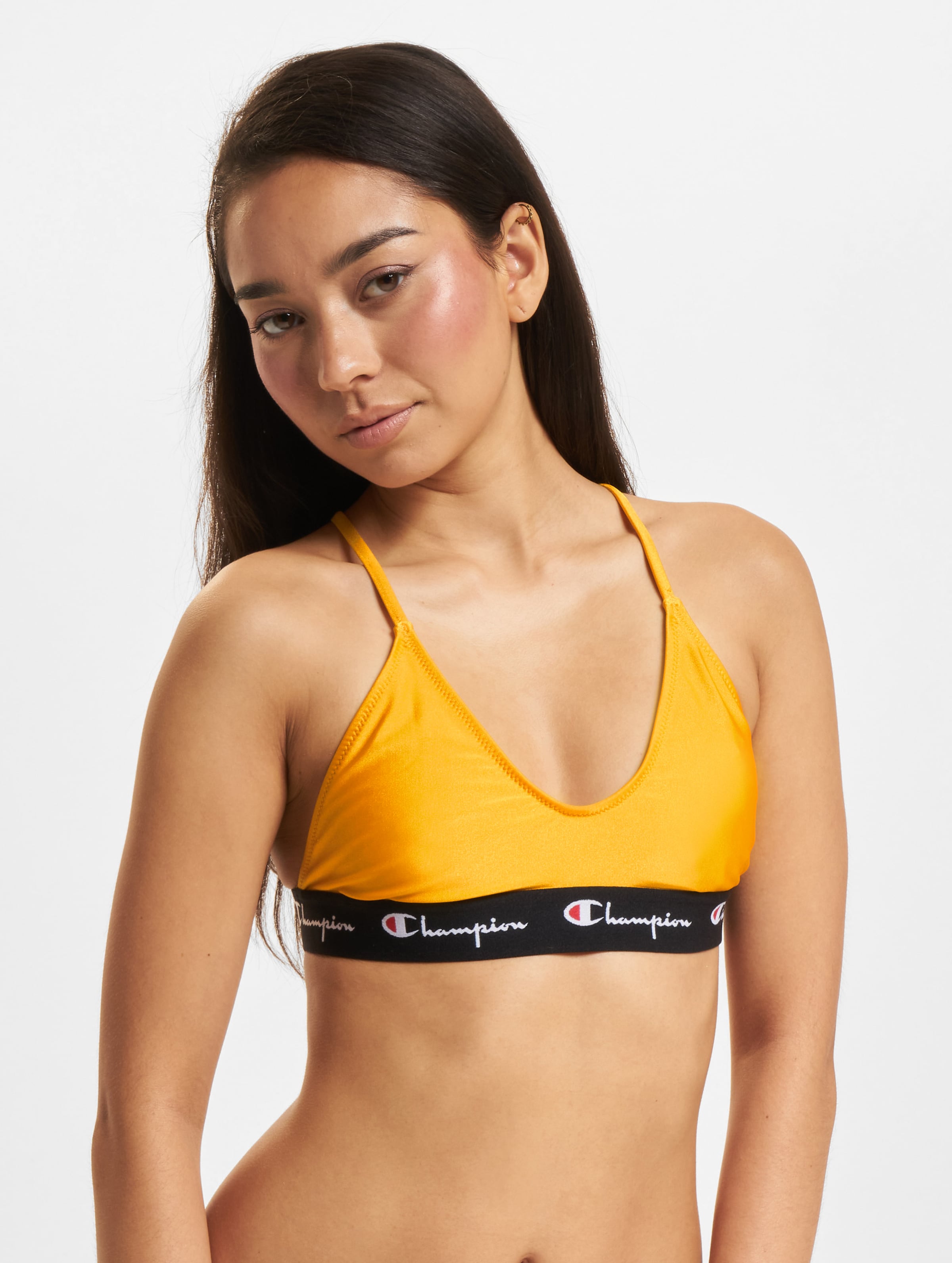 Champion Bikini Oberteil op kleur geel, Maat M