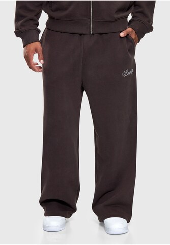 EMBROIDERY BAGGY OPEN LEG JOGGER