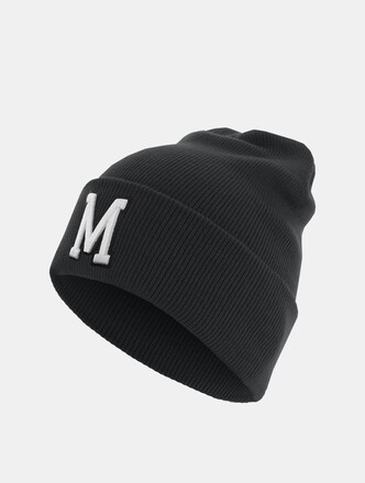 MSTRDS Letter Cuff Knit Beanie