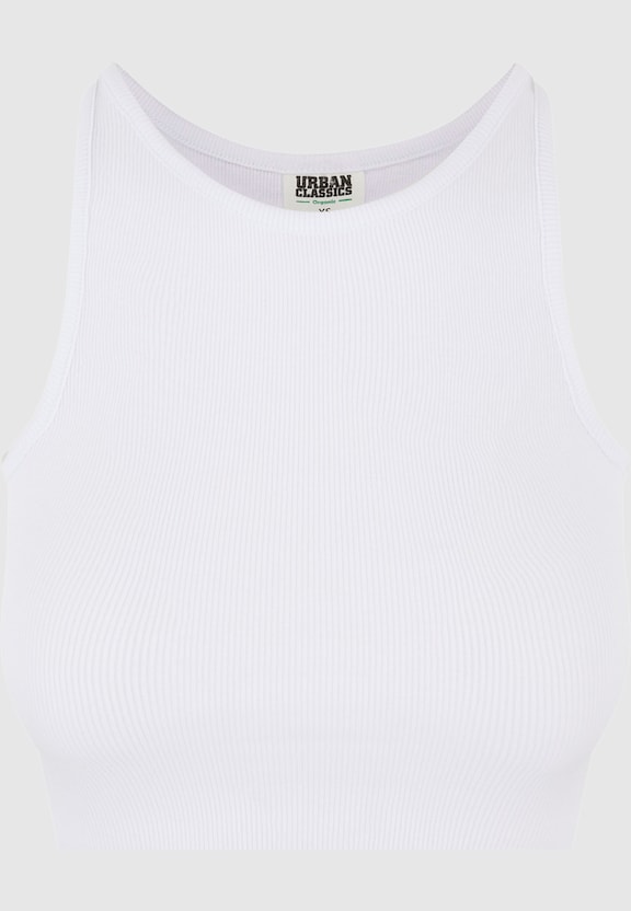 Ladies Organic Cropped Rib Top-7