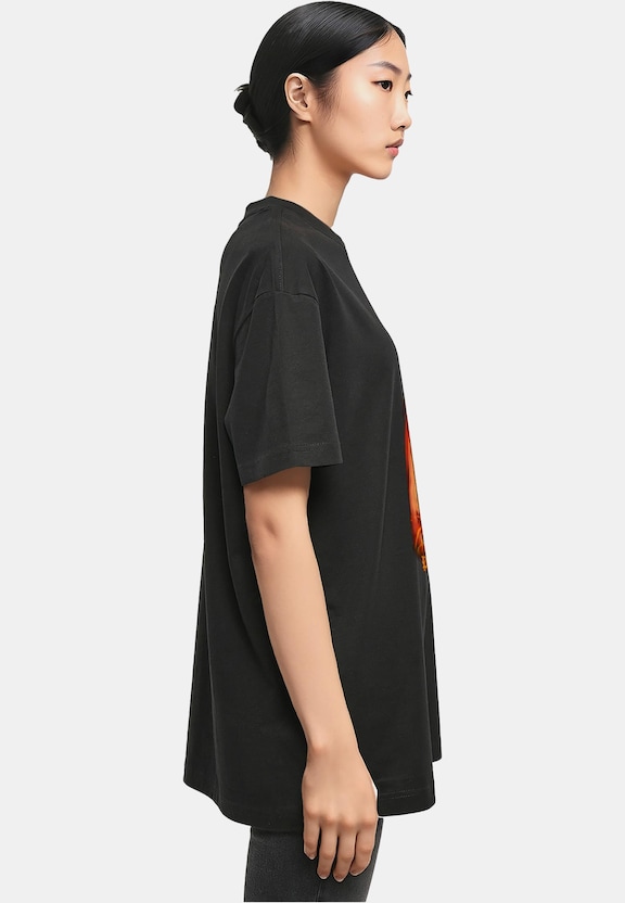 Ladies Ozzy Osbourne - Demon Wings Oversized Boyfriend Tee-2