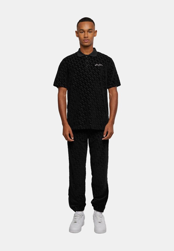 Monogram Logo Devoré Velours-4