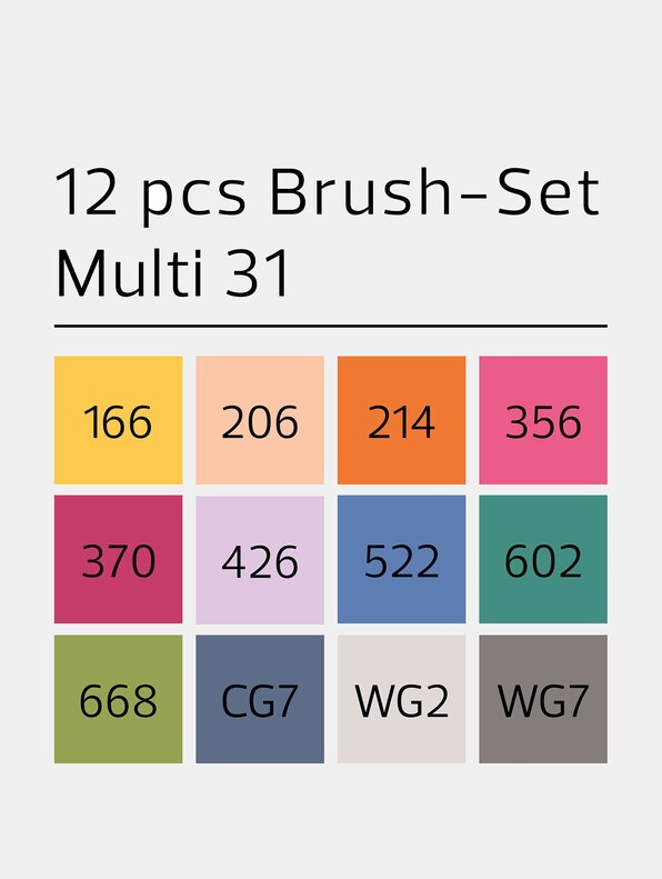 Brush 12pcs Special #31-2