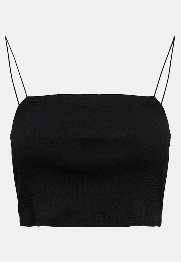 ONLY Damen Ribbed Crop Top-0