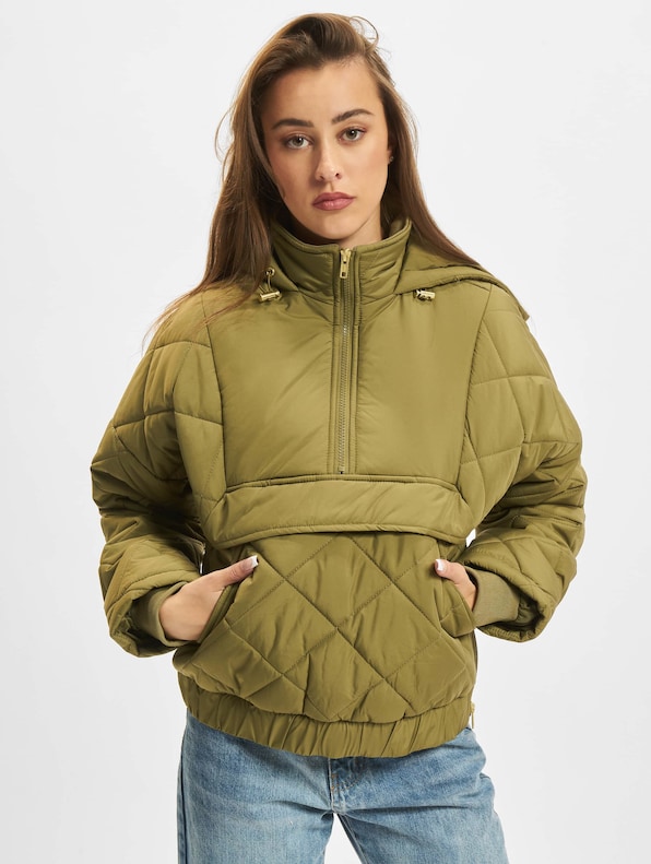 Ladies Oversized Diamond Quilted-2