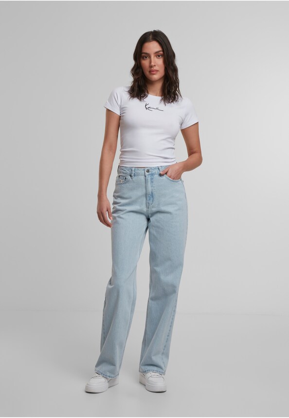 Signature K Straight Leg Denim bleached-4