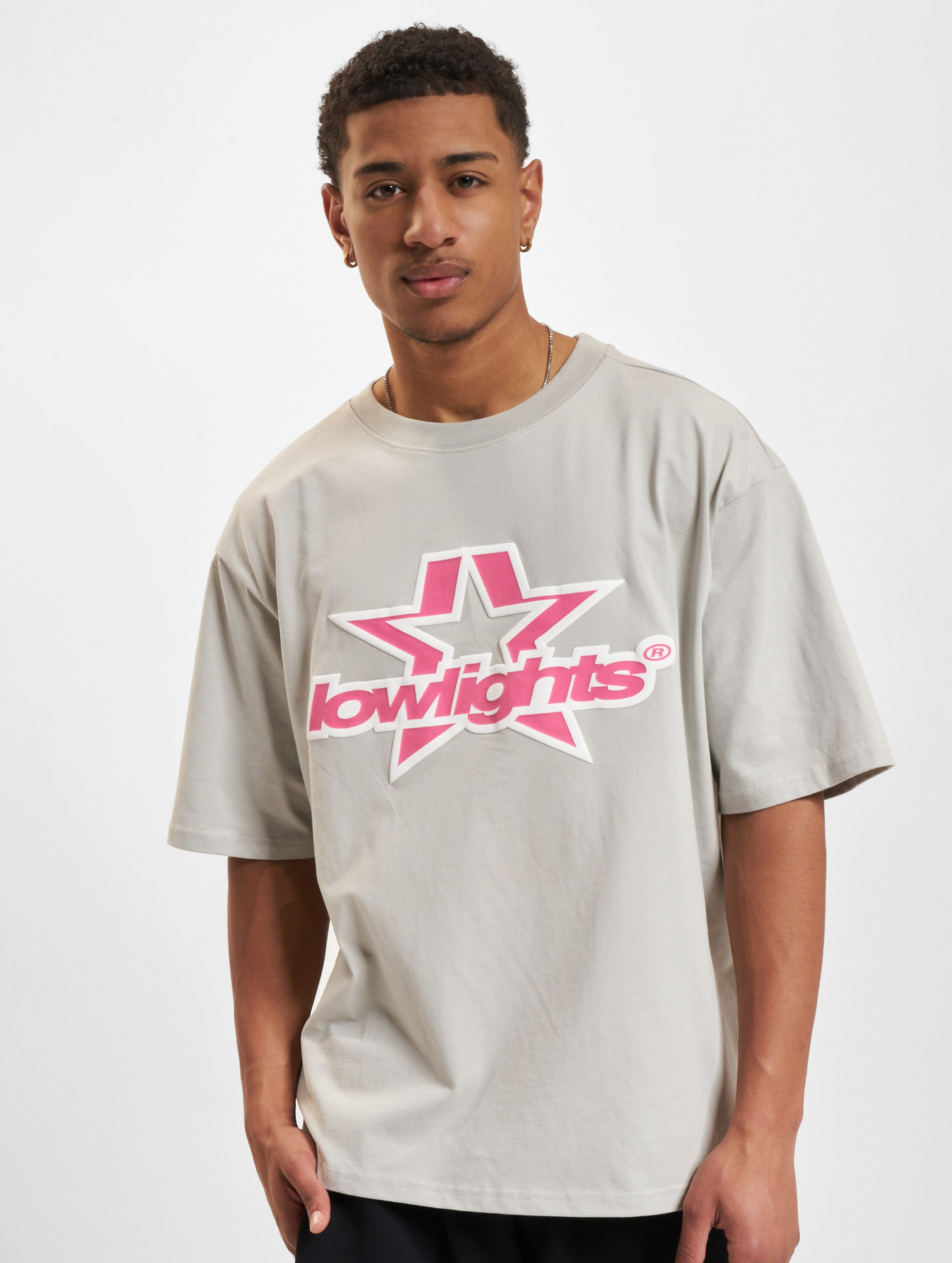 Low Lights Studios Superstar T-Shirt Männer,Unisex op kleur grijs, Maat S