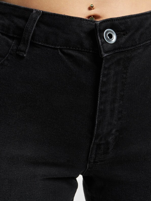 Urban Classics Ladies High Waist Skinny Denim Jeans-4