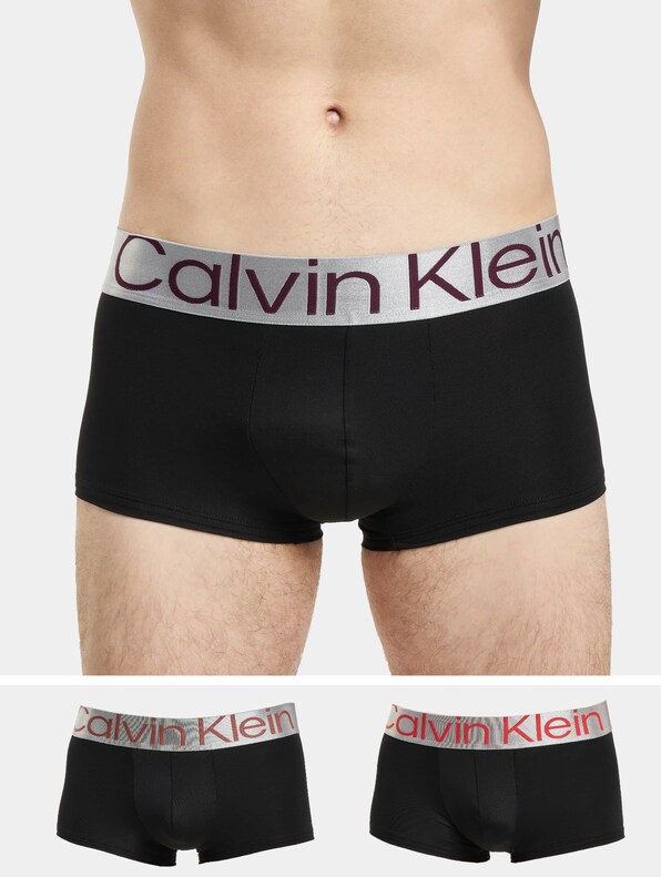 Calvin Klein Men's Low Rise Trunk Underwear 3 Pack - White
