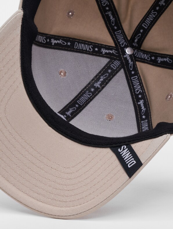 Djinns 6 Panel TrueFit 2.0 Brushed Twill Snapback Caps-2