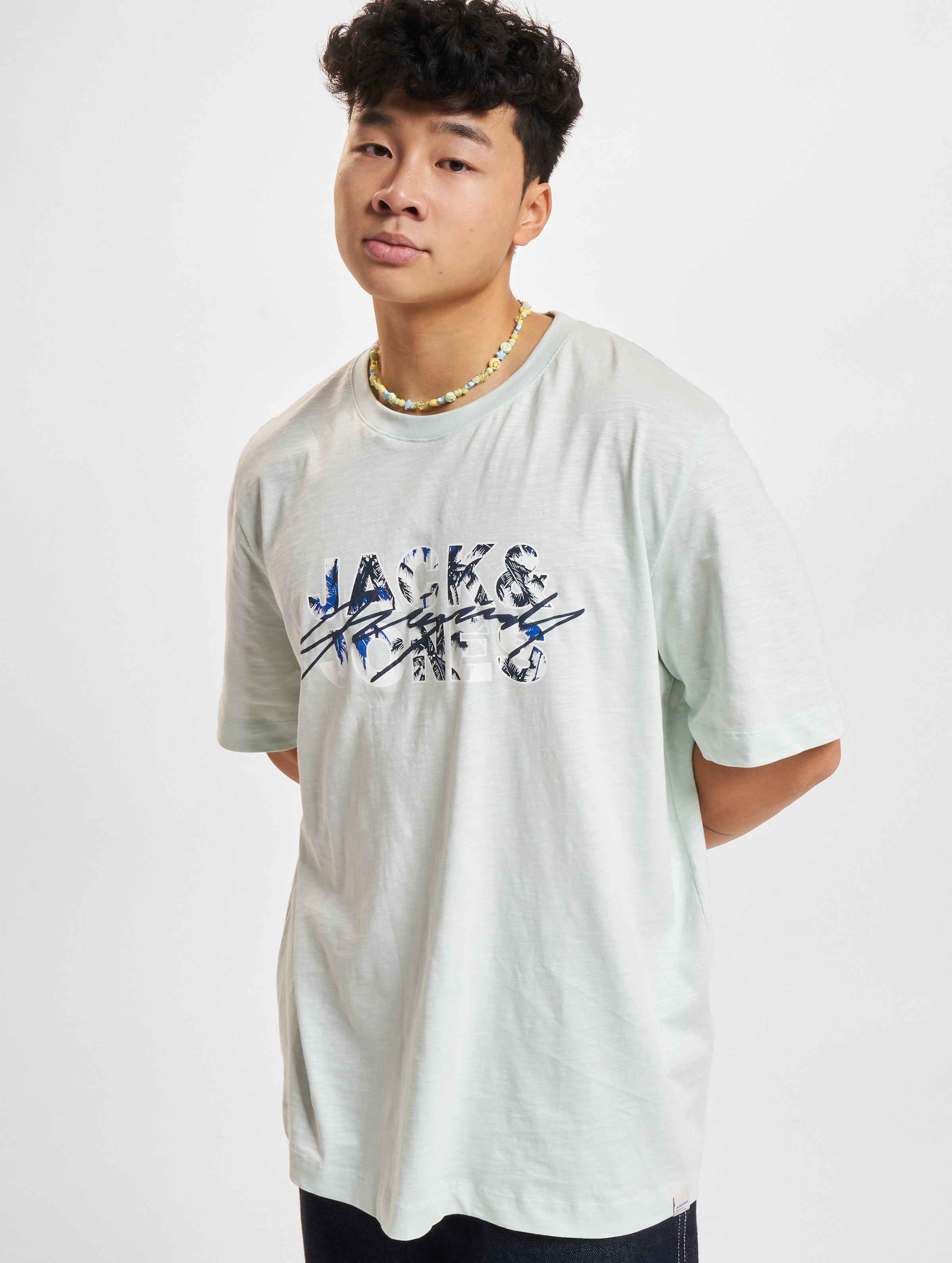 Jack & Jones Tulum Branding Tee Männer,Unisex op kleur groen, Maat XXL