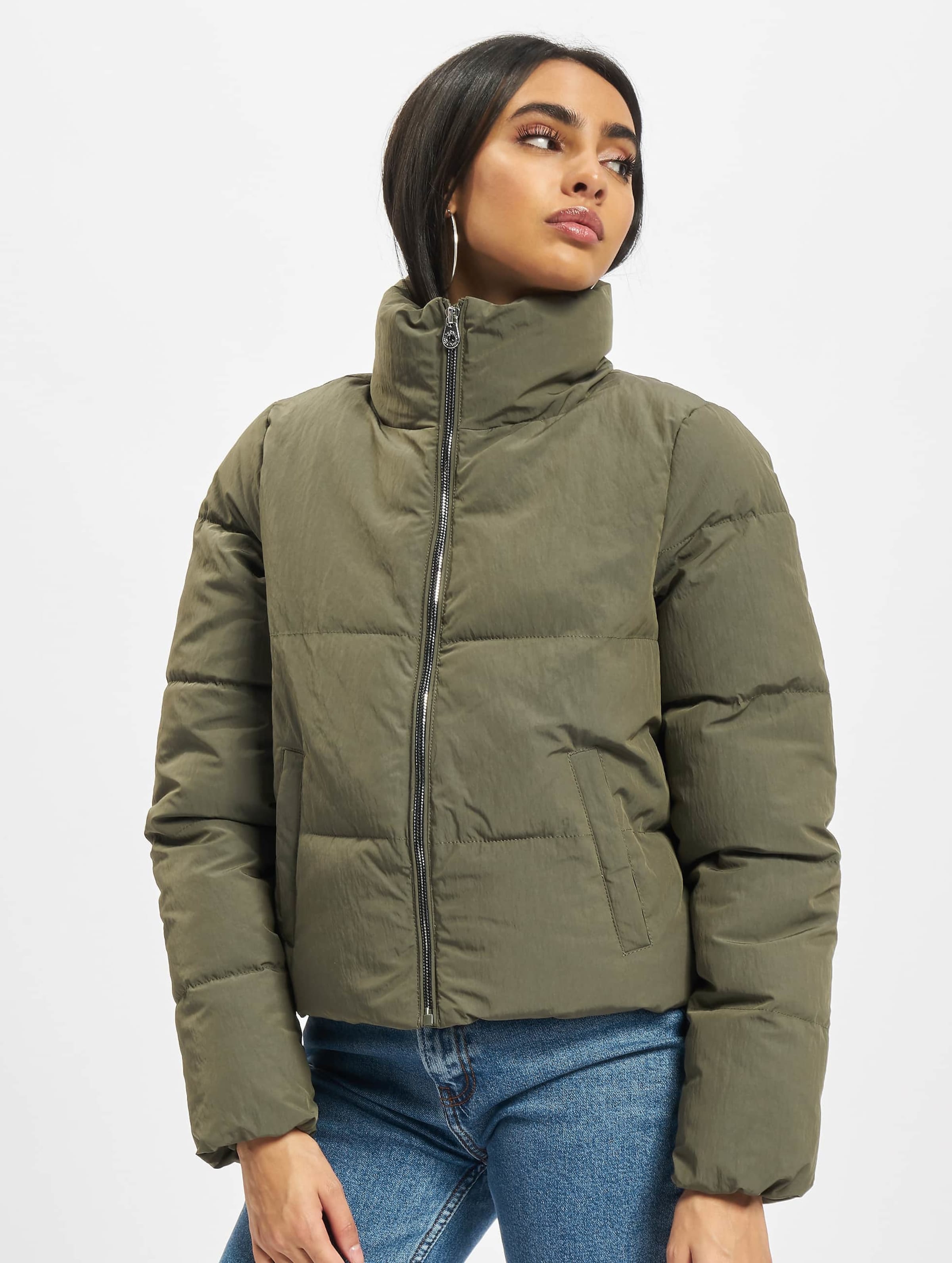 Olive green sales winter jacket