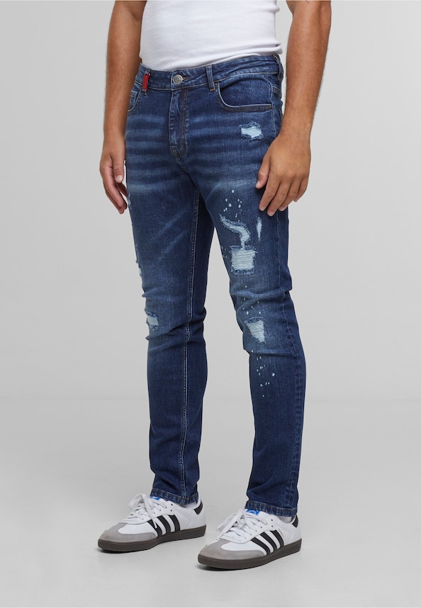 EMILIO RIPPED SLIM FIT JEANS-3