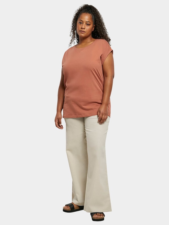 Ladies High Linen Mixed Wide Leg-3