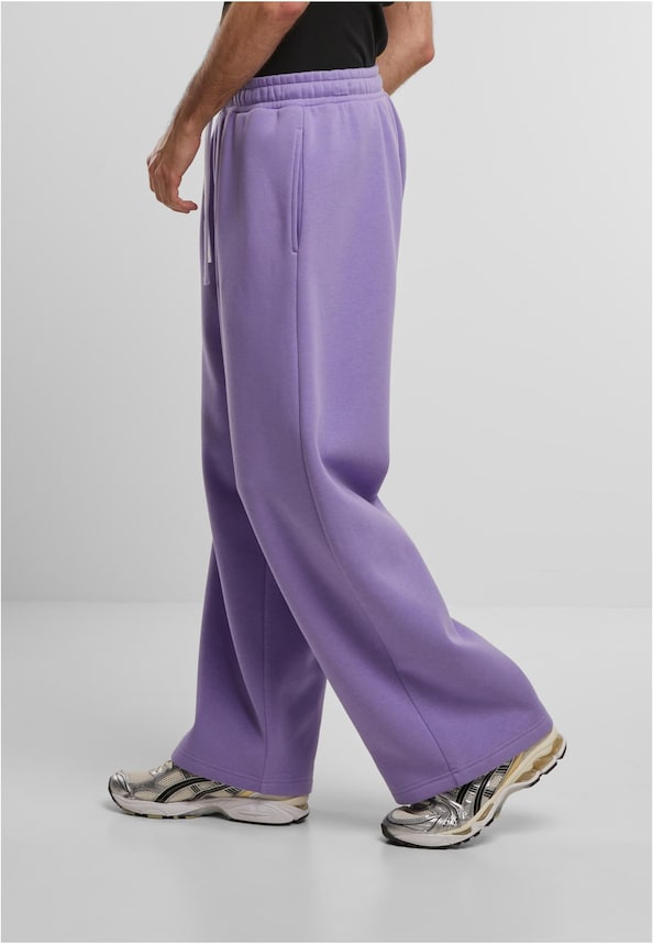 Fluffy Wide Leg Trackpants-2