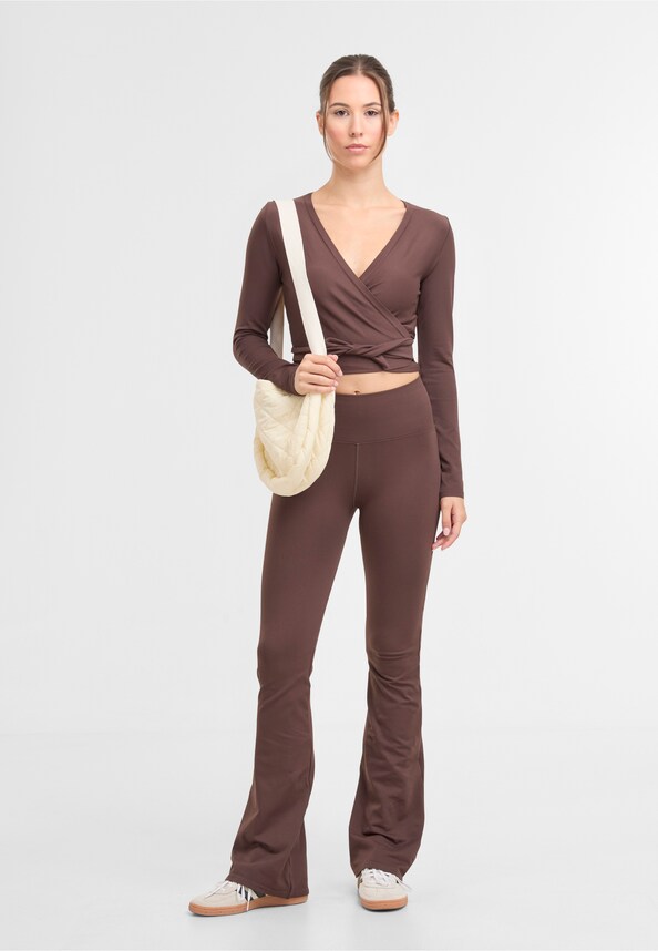 Shape Seamless Flare Tights-4