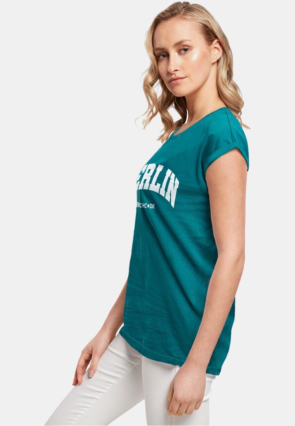 Ladies Berlin Wording - T-Shirt-2