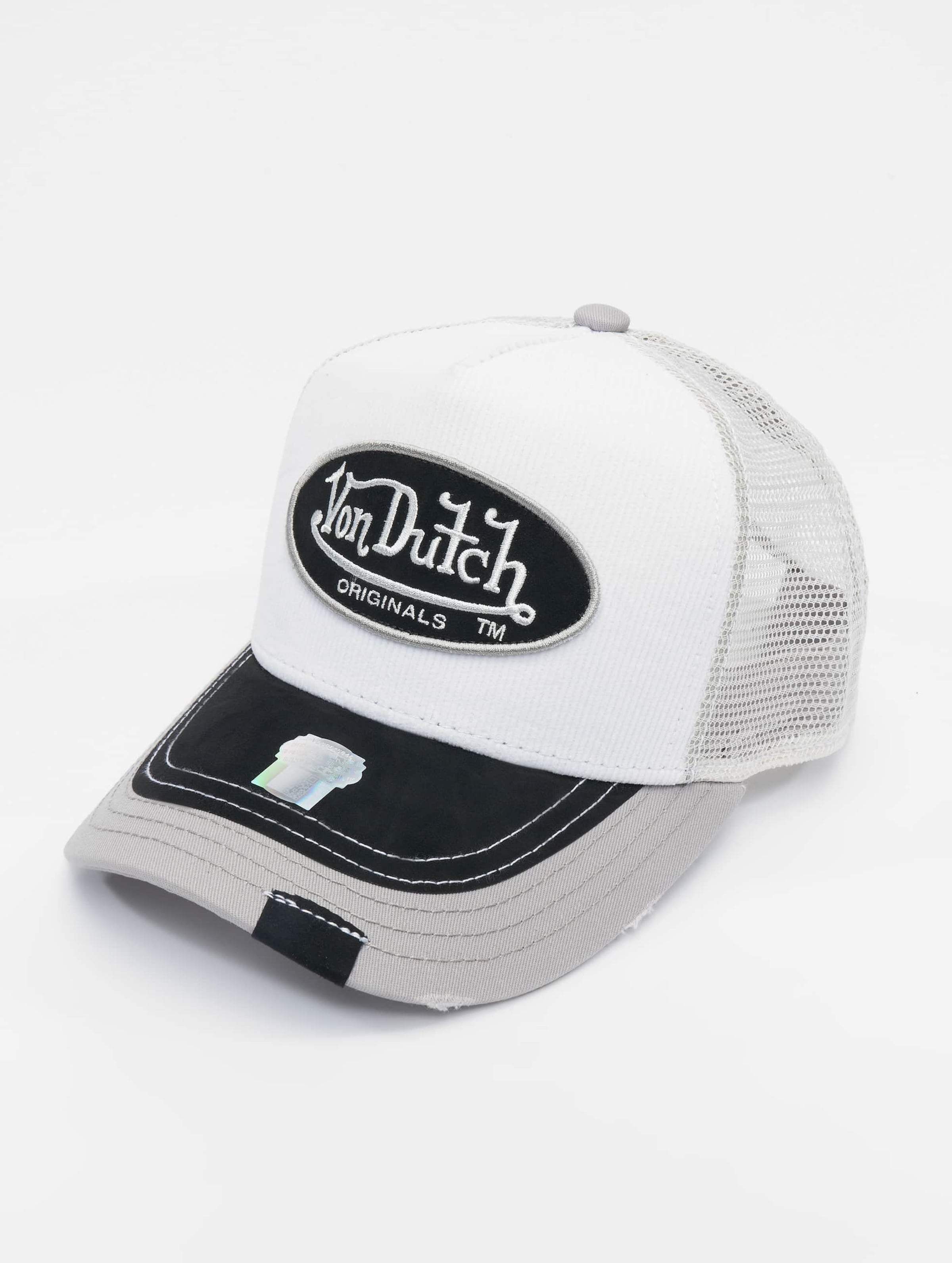 Von Dutch Pet - Zwart Wit - One Size - Baseball Cap Heren - Trucker Cap - Pet Heren Volwassenen - Pet Dames - Petten