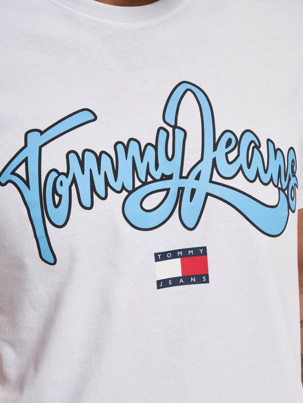 Tommy Jeans Reg College Pop Text T-Shirt-3